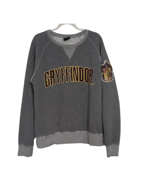 Harry Potter Tops - Wizarding World of Harry Potter Gryffindor Sweatshirt Adult Size Medium Gray